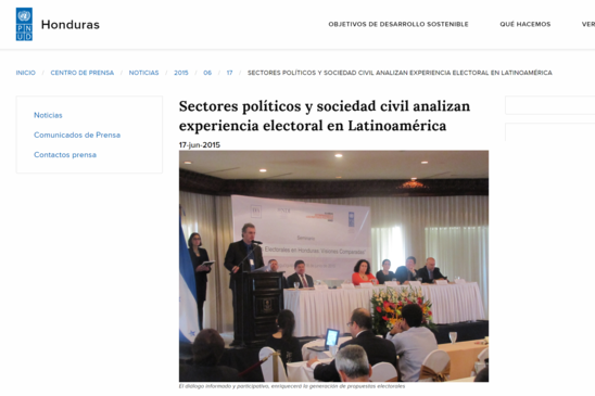 Sectores políticos y sociedad civil analizan experiencia electoral en Latinoamérica