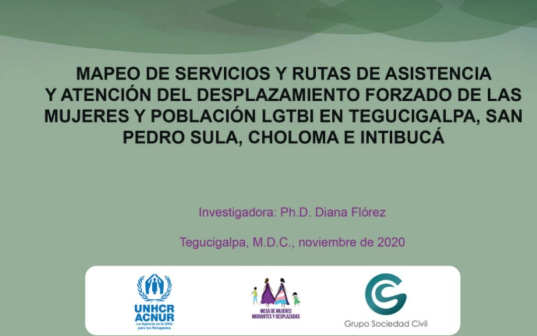 Mapeo de servicios y rutas de asistencia y atención del desplazamiento forzado de las mujeres y población LGTBI en Tegucigalpa, San Pedro Sula, Choloma e Intibucá